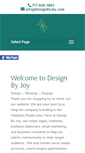 Mobile Screenshot of designbyjoy.com