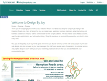 Tablet Screenshot of designbyjoy.com